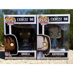 Funko Pop! Movies: The Exorcist Believer  - Angela  (#1645) - Katherine (#1646)